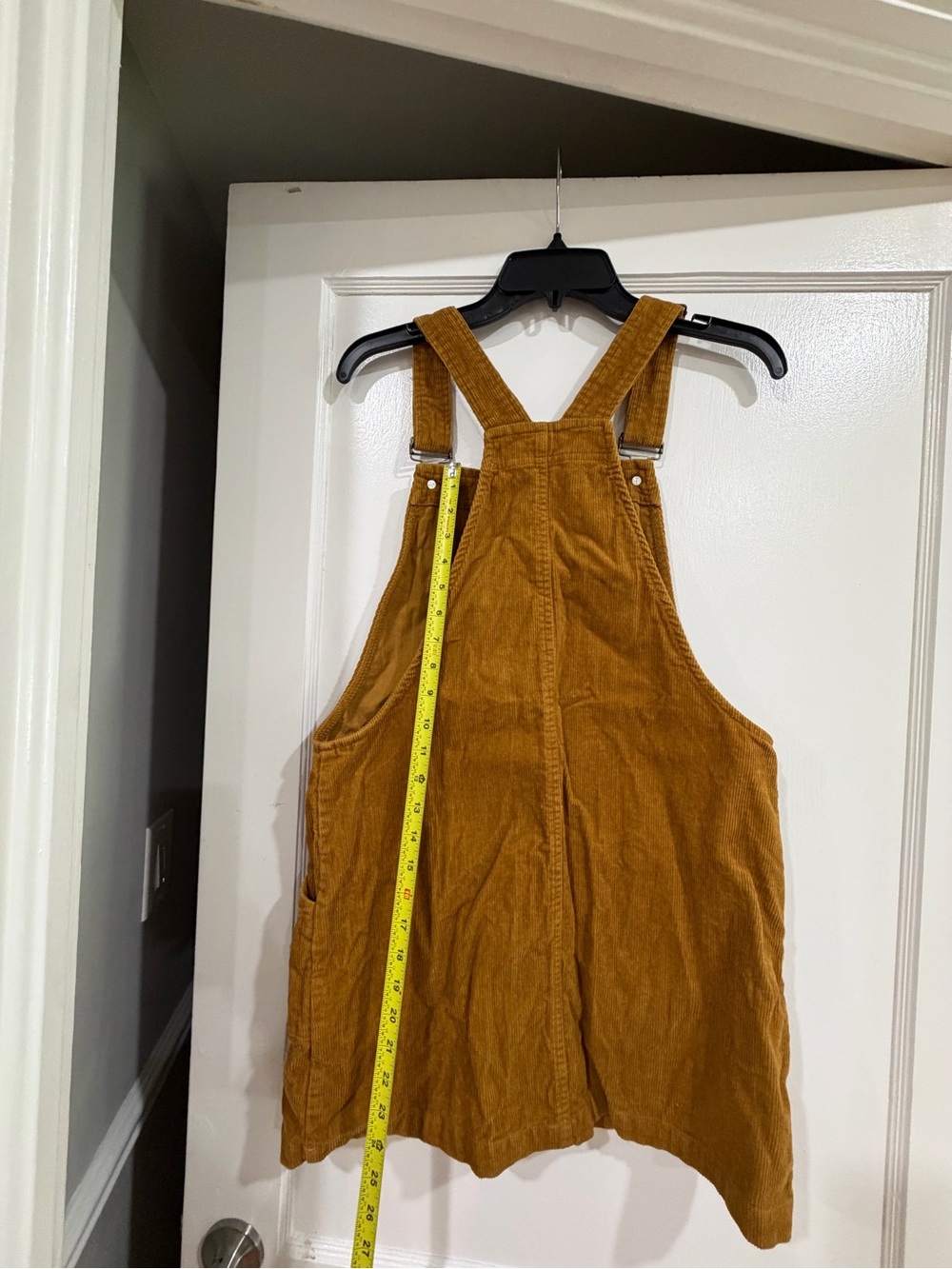Copper Key Corduroy dress in Mustard Brown S - Picture 5 of 5